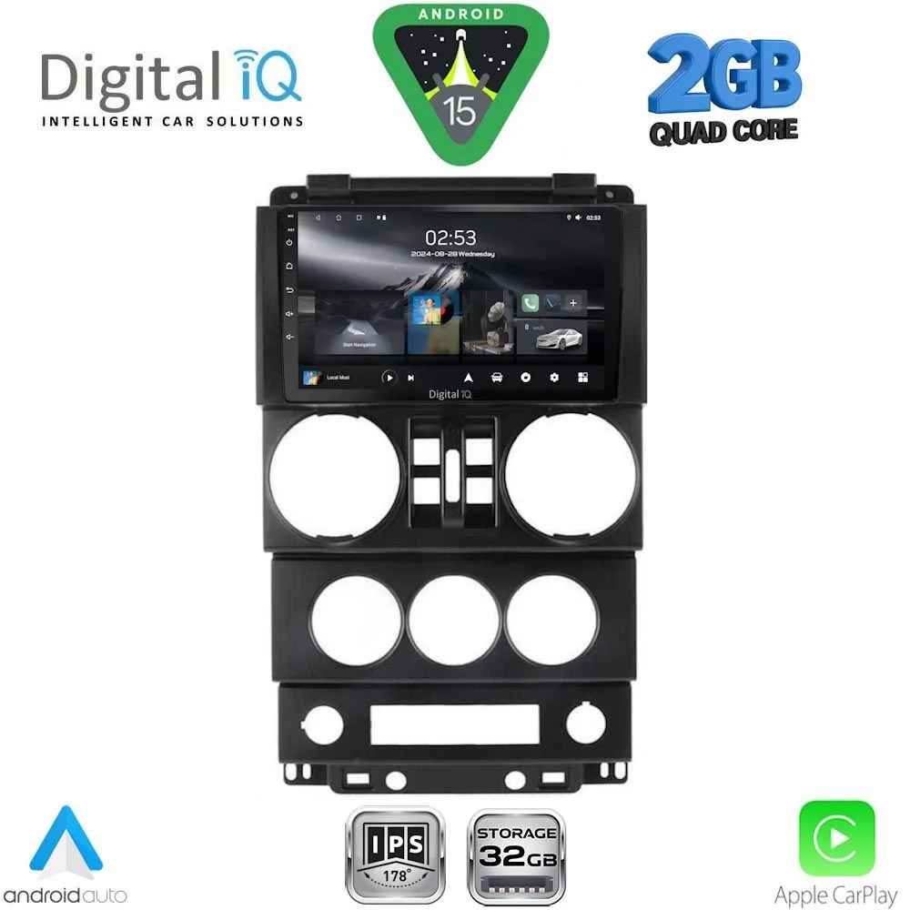 Φωτογραφία προϊόντος: DIGITAL IQ RSD 1294_CPA (9inc) MULTIMEDIA TABLET for JEEP WRANGLER mod. 2006-2011