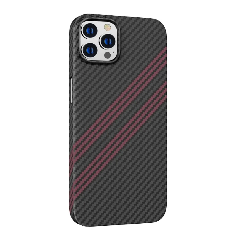 Φωτογραφία προϊόντος: Θήκη Hoco Slim Kevlar Texture για Apple iPhone 14 Pro Μαύρο Κόκκινη
