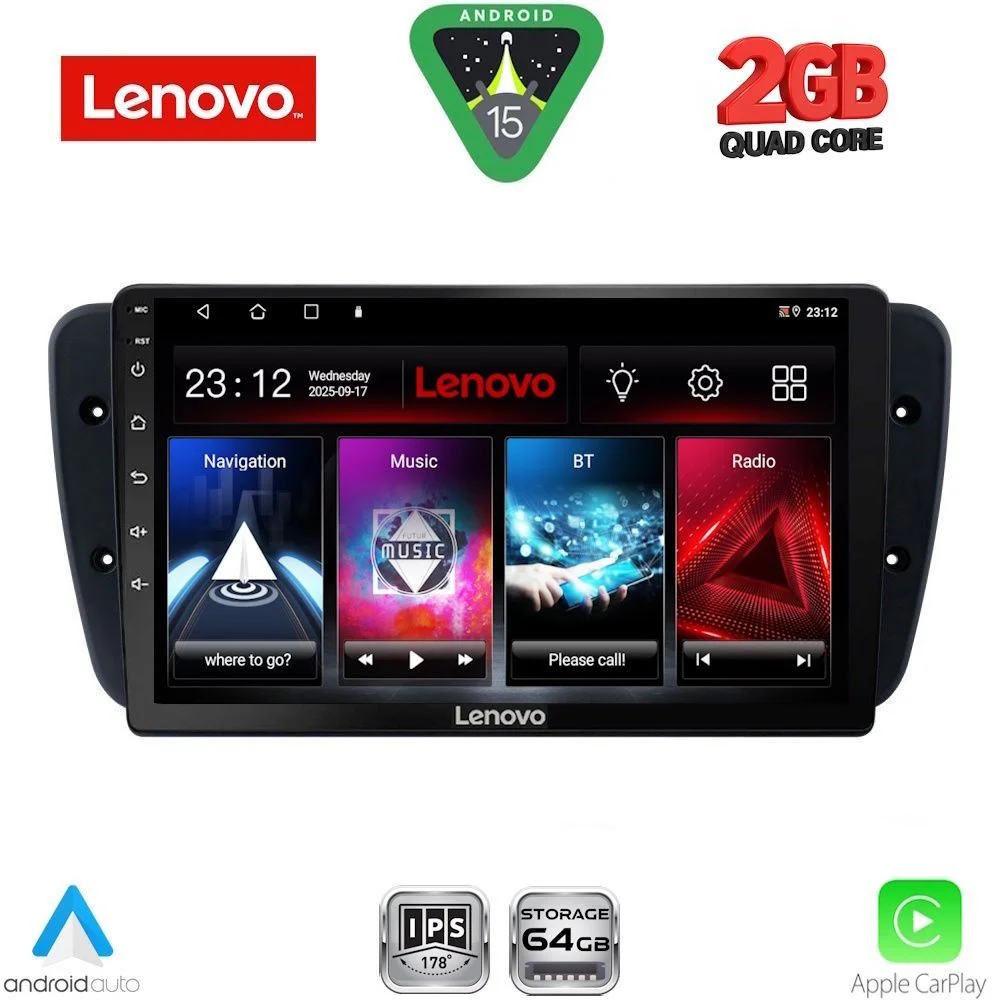 Φωτογραφία προϊόντος: LENOVO LVD 2571_CPA (9inc) MULTIMEDIA TABLET for SEAT IBIZA mod. 2008-2015