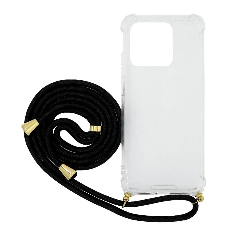 Φωτογραφία προϊόντος: Θήκη Ancus Crossbody για Xiaomi Redmi 10A με Κορδόνι Μαύρo