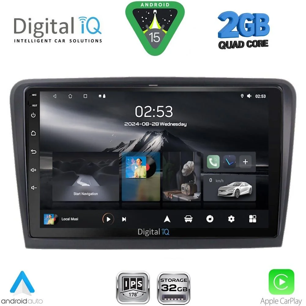 Φωτογραφία προϊόντος: DIGITAL IQ RSD 1604B_CPA (10inc) MULTIMEDIA TABLET for SKODA SUPERB mod. 2008-2015