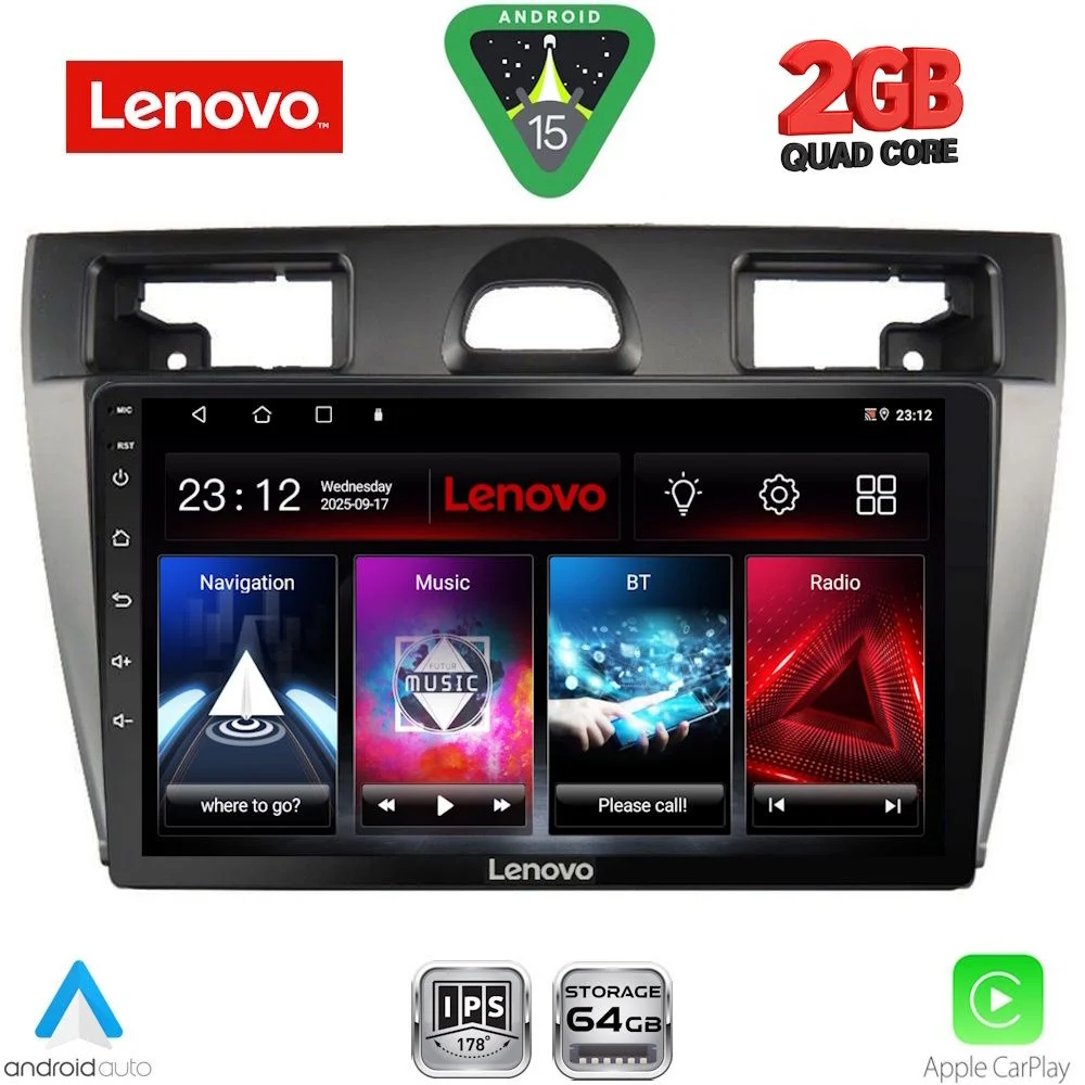 Φωτογραφία προϊόντος: LENOVO LVD 2153SL_CPA (9inc) MULTIMEDIA TABLET for FORD FIESTA mod. 2005-2008 (SILVER)