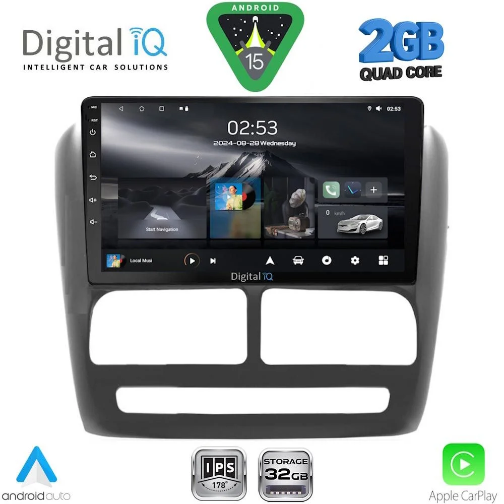 Φωτογραφία προϊόντος: DIGITAL IQ RSD 1137_CPA (9inc) MULTIMEDIA TABLET for FIAT DOBLO mod. 2010-2015