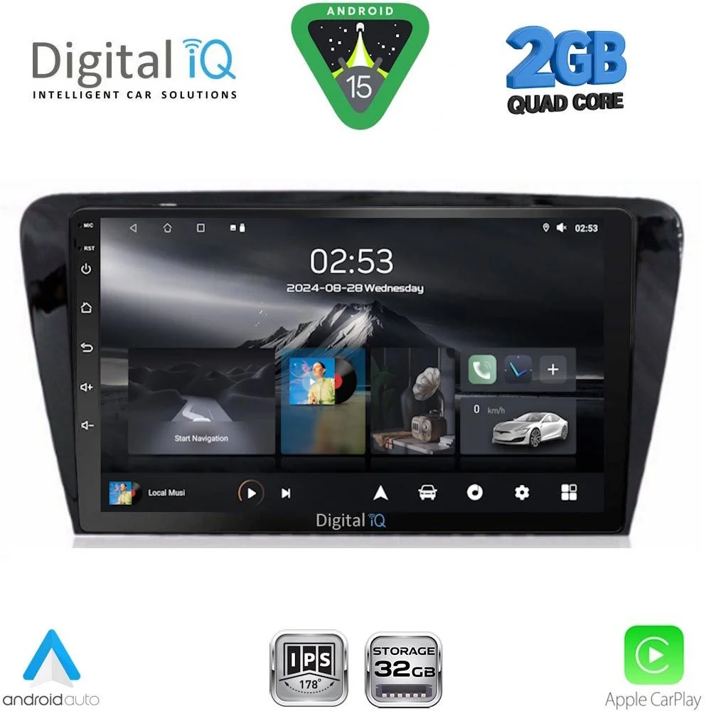 Φωτογραφία προϊόντος: DIGITAL IQ RSD 1597_CPA (10inc) MULTIMEDIA TABLET for SKODA OCTAVIA 7 mod. 2013-2021