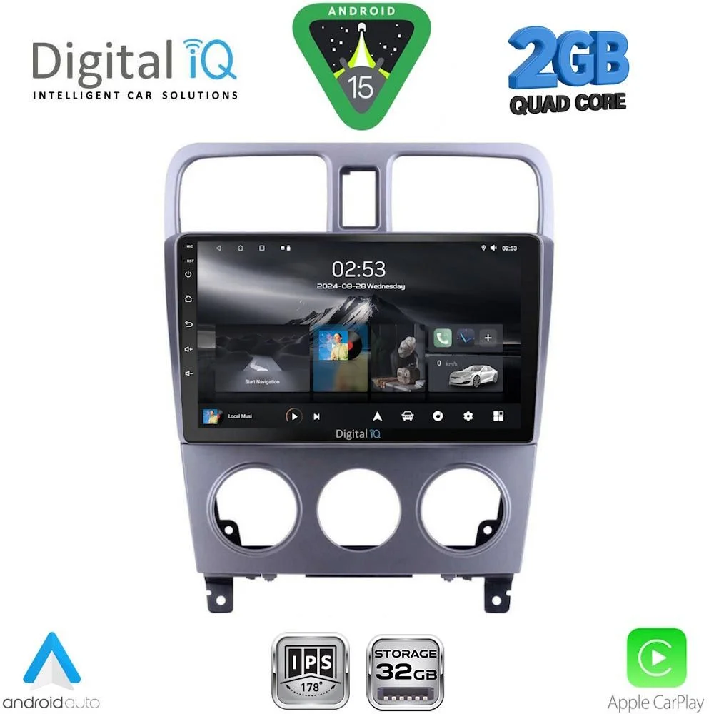 Φωτογραφία προϊόντος: DIGITAL IQ RSD 1661_CPA (9inc) MULTIMEDIA TABLET for SUBARU FORESTER mod. 2002-2008
