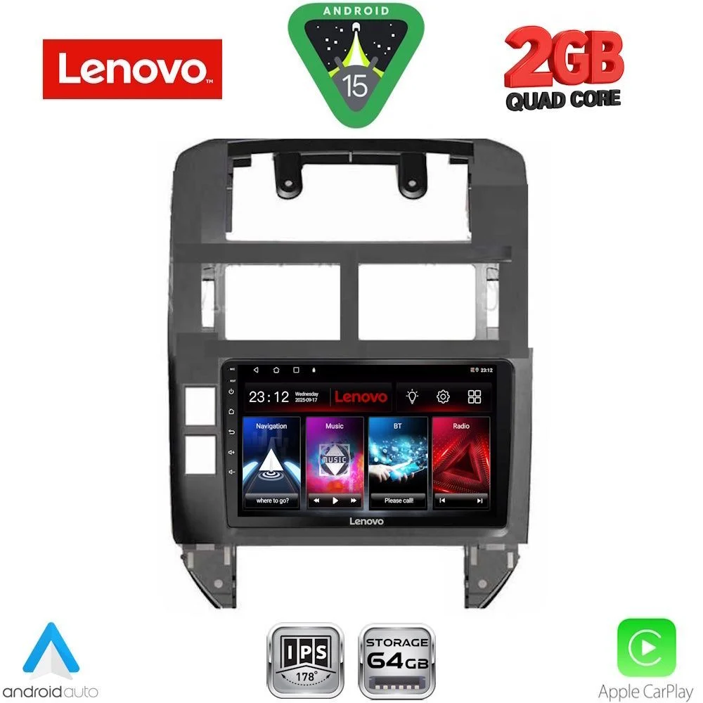 Φωτογραφία προϊόντος: LENOVO LVD 2755_CPA (9inc) MULTIMEDIA TABLET for VW POLO mod. 2002-2009