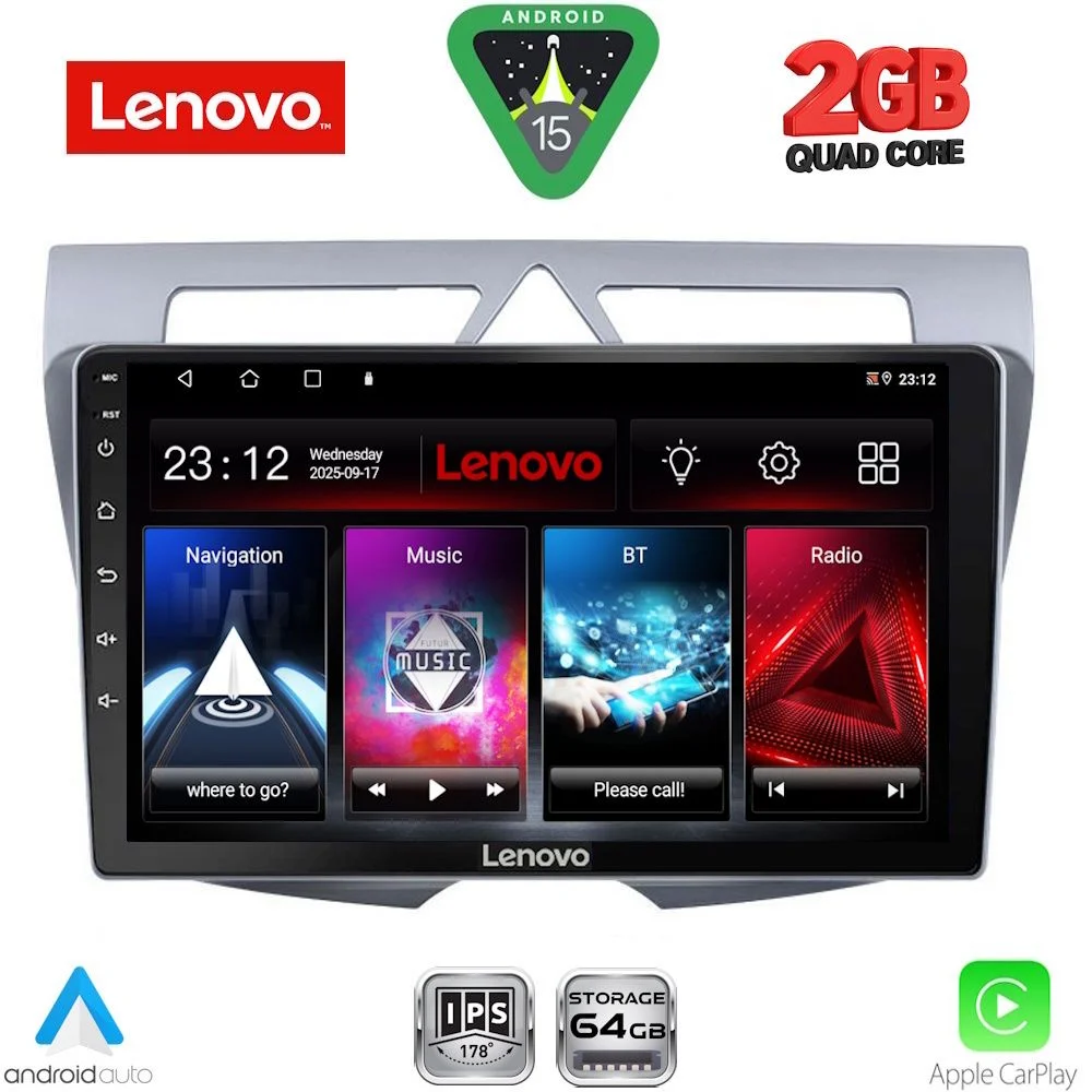Φωτογραφία προϊόντος: LENOVO LVD 2307_CPA (9inc) MULTIMEDIA TABLET for KIA PICANTO mod. 2008-2011