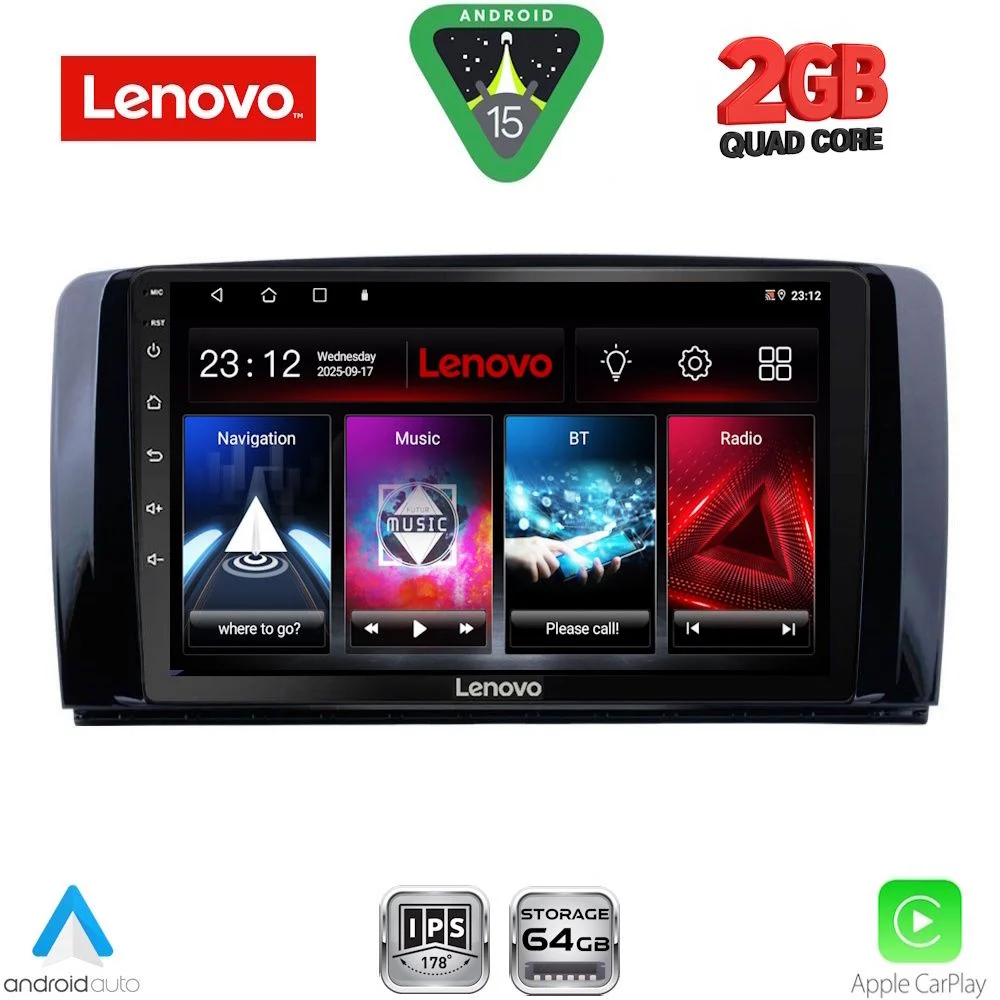 Φωτογραφία προϊόντος: LENOVO LVD 2422_CPA (9inc) MULTIMEDIA TABLET for MERCEDES R (W251) mod. 2006-2015