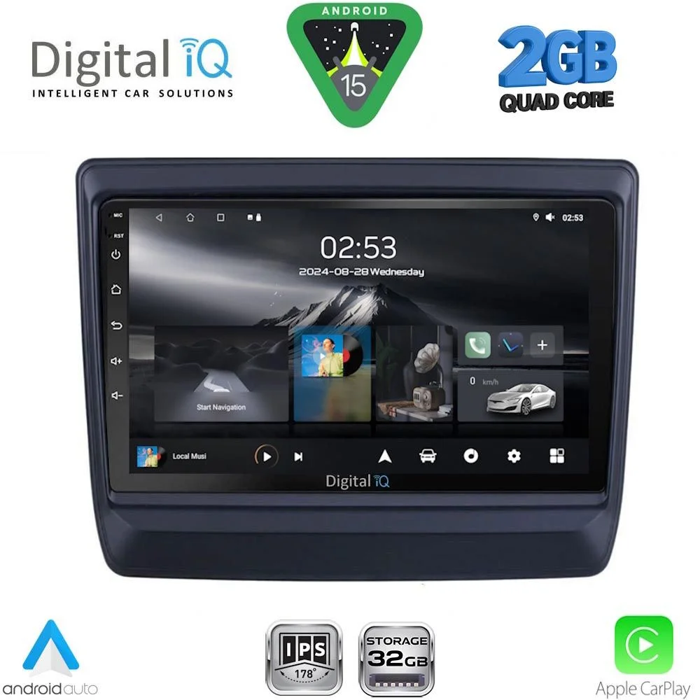 Φωτογραφία προϊόντος: DIGITAL IQ RSD 1256_CPA (9inc) MULTIMEDIA TABLET for ISUZU DMAX mod. 2020-2026