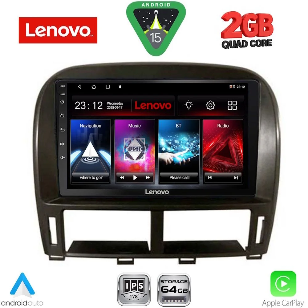 Φωτογραφία προϊόντος: LENOVO LVD 2343_CPA (9inc) MULTIMEDIA TABLET for LEXUS LS 430 – XF 430 mod. 2000-2006