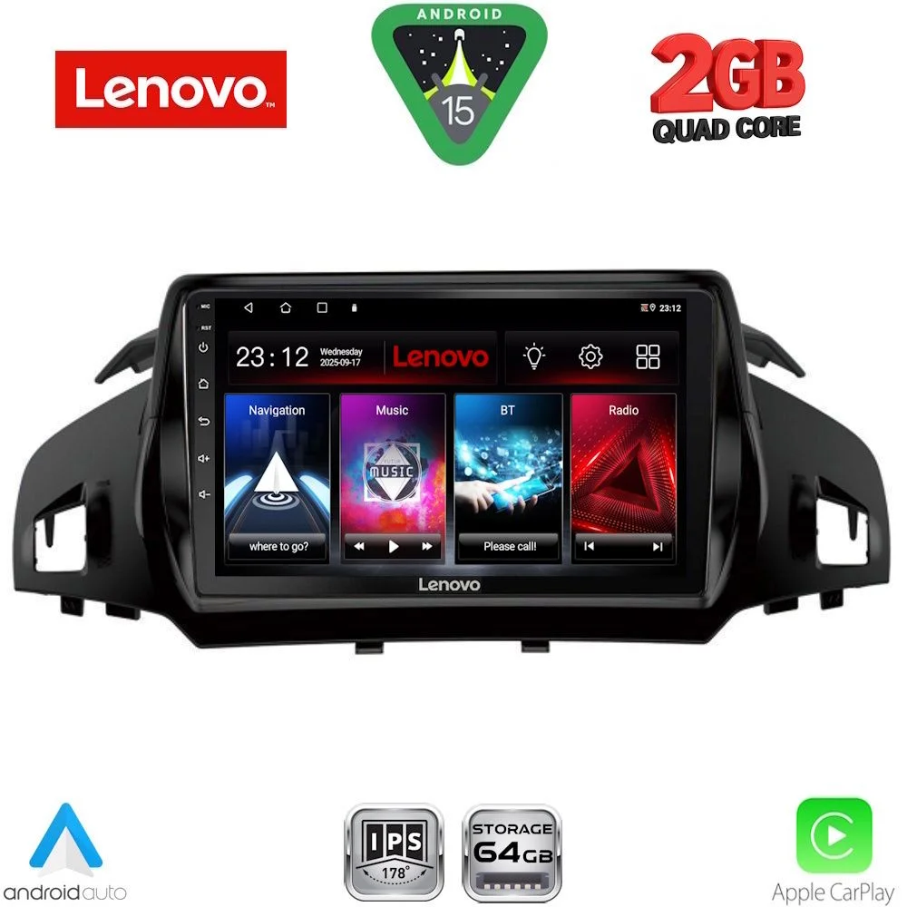 Φωτογραφία προϊόντος: LENOVO LVD 2160_CPA (9inc) MULTIMEDIA TABLET for FORD KUGA mod. 2013-2019 – CMAX mod. 2011-2023
