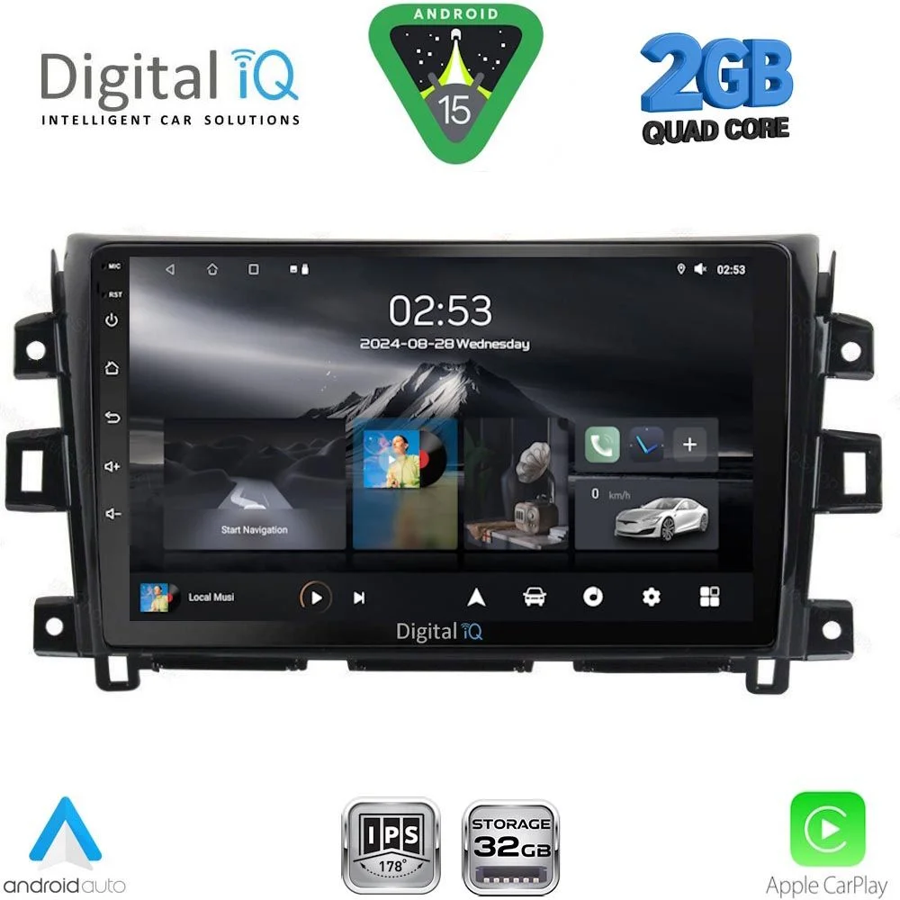 Φωτογραφία προϊόντος: DIGITAL IQ RSD 1456_CPA (10inc) MULTIMEDIA TABLET for NISSAN NAVARA mod. 2016-2025