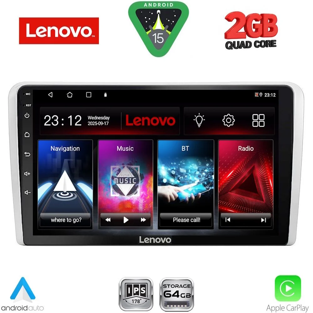 Φωτογραφία προϊόντος: LENOVO LVD 2481SL_CPA (9inc) MULTIMEDIA TABLET for OPEL ALL mod. 2004-2014 (SILVER)