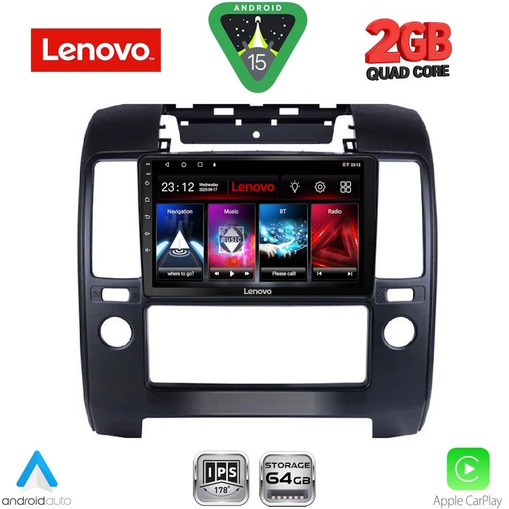 Φωτογραφία προϊόντος: LENOVO LVD 2454_CPA A/C (9inc) MULTIMEDIA TABLET for NISSAN NAVARA D40 mod. 2006-2011 με A/C
