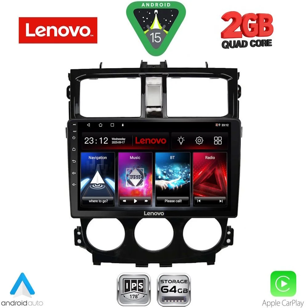 Φωτογραφία προϊόντος: LENOVO LVD 2435_CPA (9inc) MULTIMEDIA TABLET for MITSUBISHI COLT mod. 2013-2023