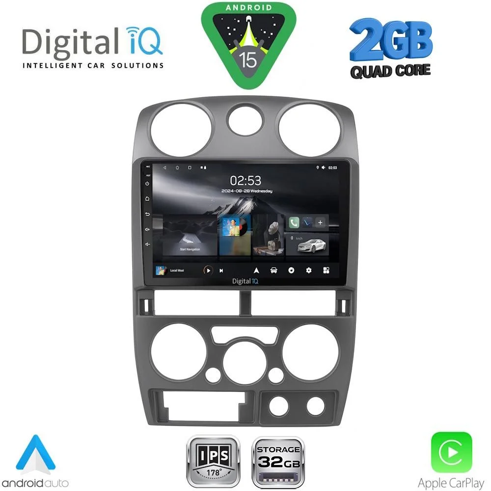 Φωτογραφία προϊόντος: DIGITAL IQ RSD 1254GR_CPA (9inc) MULTIMEDIA TABLET for ISUZU D-MAX mod. 2008-2012 (GREY)