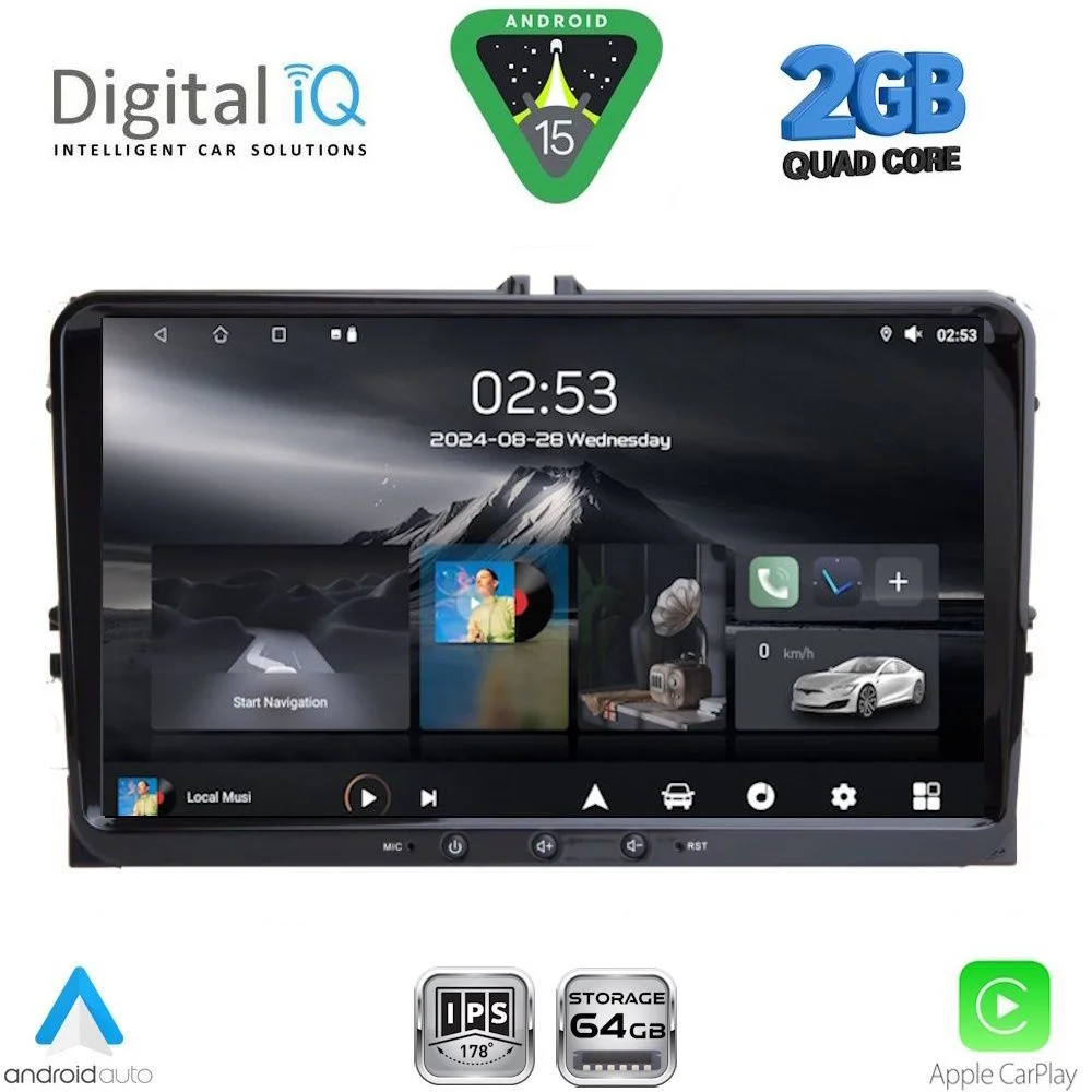 Φωτογραφία προϊόντος: DIGITAL IQ RSD 190_CPA (9inc) MULTIMEDIA TABLET for SEAT - SKODA - VW mod. 2004-2014