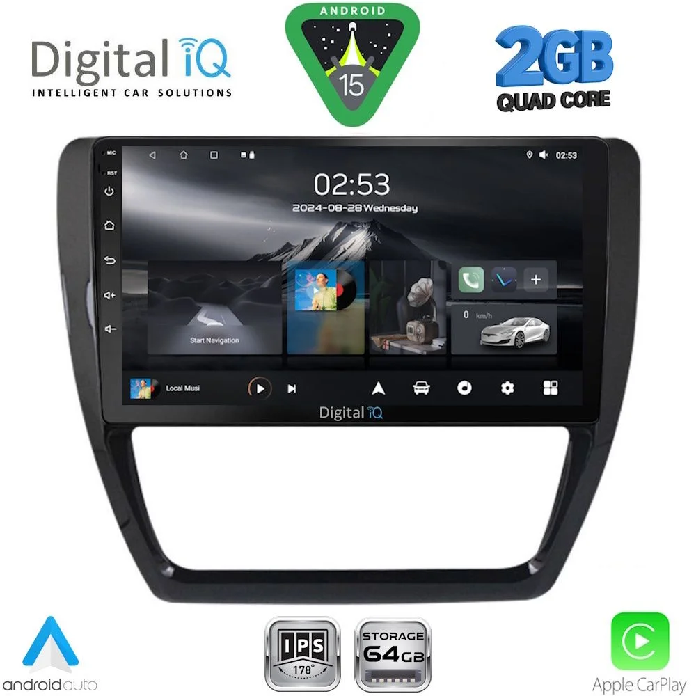 Φωτογραφία προϊόντος: DIGITAL IQ RSD 1741_CPA (10inc) MULTIMEDIA TABLET for VW JETTA mod. 2010-2016