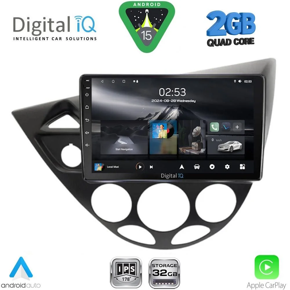 Φωτογραφία προϊόντος: DIGITAL IQ RSD 1169_CPA (9inc) MULTIMEDIA TABLET for FORD FOCUS mod. 1998-2004