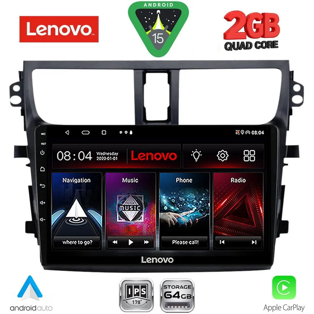 Φωτογραφία προϊόντος: LENOVO LVD 2674_CPA (9inc) MULTIMEDIA TABLET for SUZUKI CELERIO mod. 2015-2021