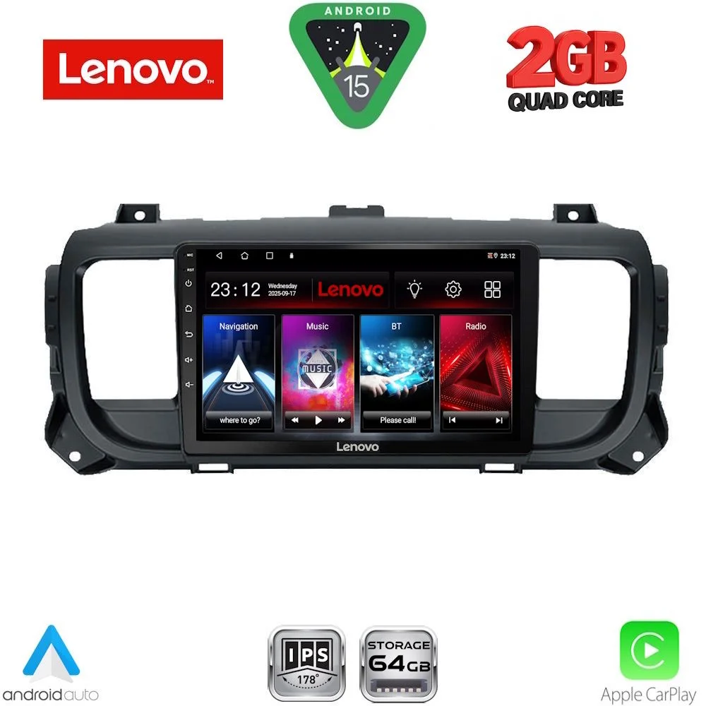 Φωτογραφία προϊόντος: LENOVO LVD 2729_CPA (9inc) MULTIMEDIA TABLET for CITROEN JUMPY-SPACETOURER – PEUGEOT EXPERT-TRAVELLER – TOYOTA PROACE mod. 2016>