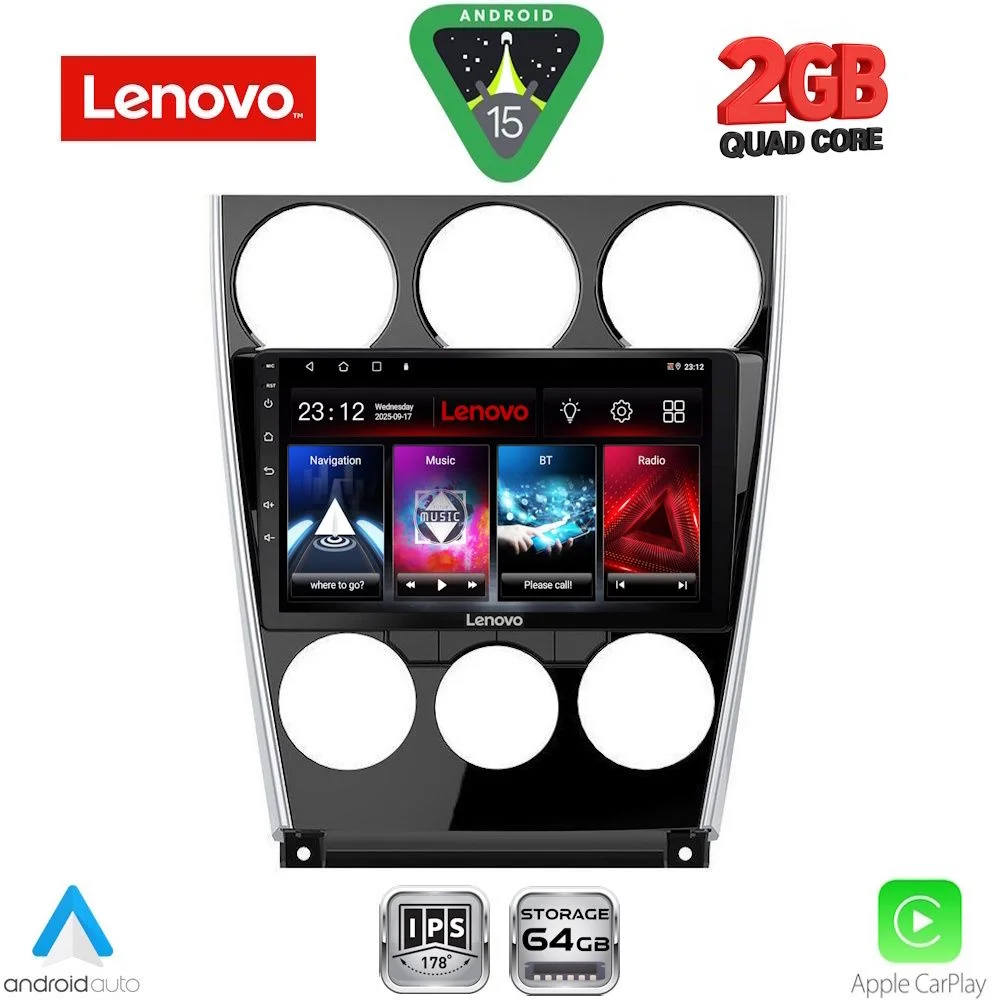 Φωτογραφία προϊόντος: LENOVO LVD 2375_CPA (9inc) MULTIMEDIA TABLET for MAZDA 6 (FACELIFT) mod. 2005-2008