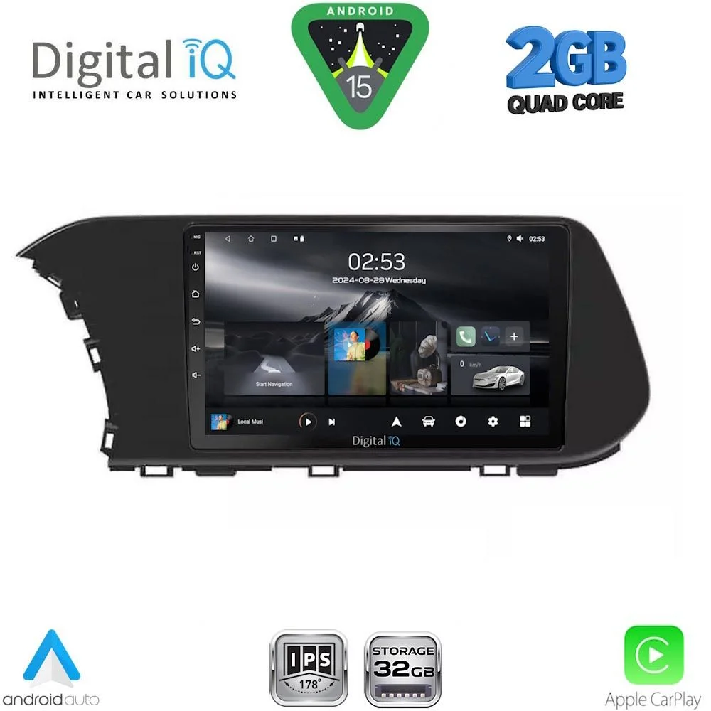 Φωτογραφία προϊόντος: DIGITAL IQ RSD 1220_CPA (10inc) MULTIMEDIA TABLET for HYUNDAI i20 - BAYON mod. 2020-2026
