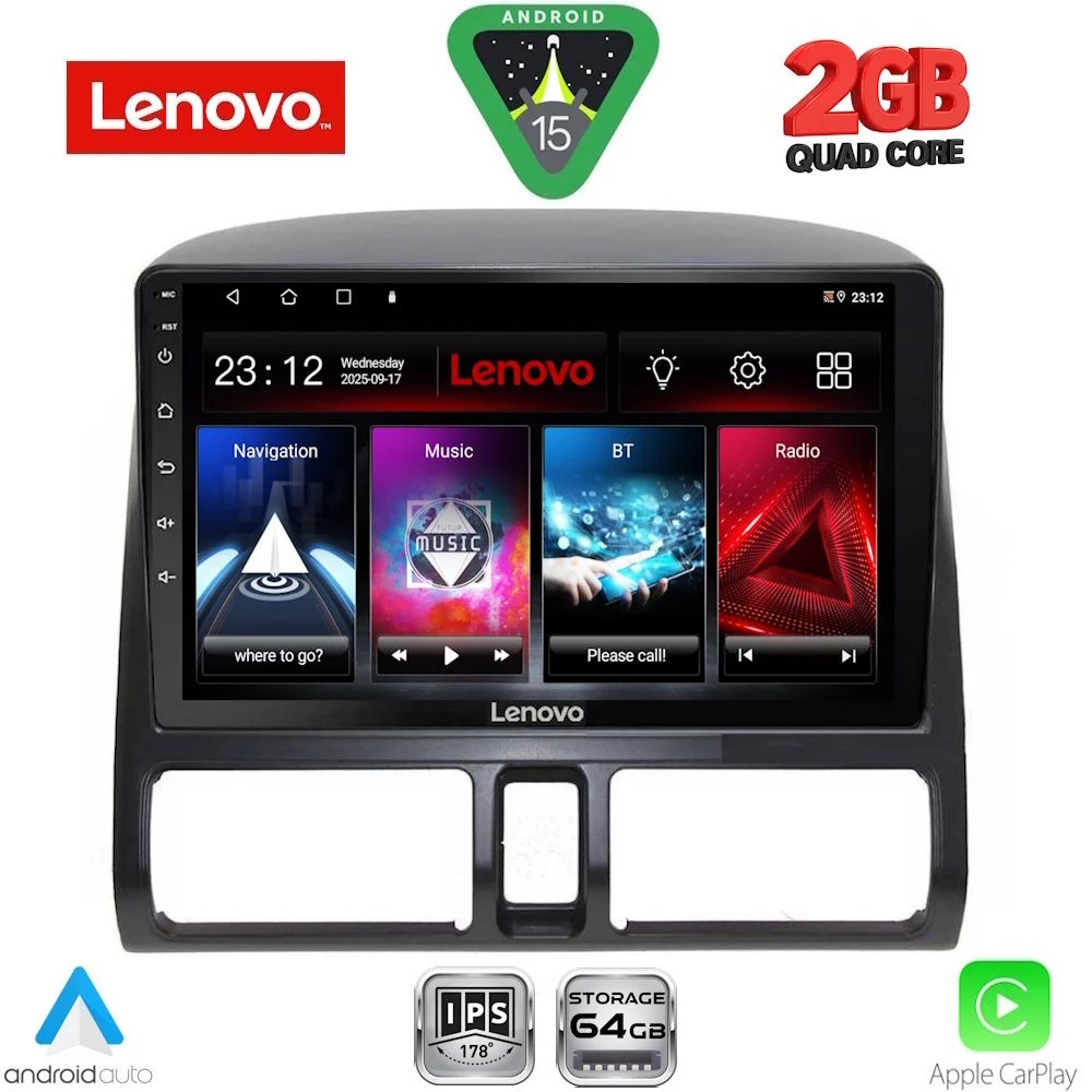 Φωτογραφία προϊόντος: LENOVO LVD 2196_CPA CLIMA (9inc) MULTIMEDIA TABLET for HONDA CRV mod. 1996-2006