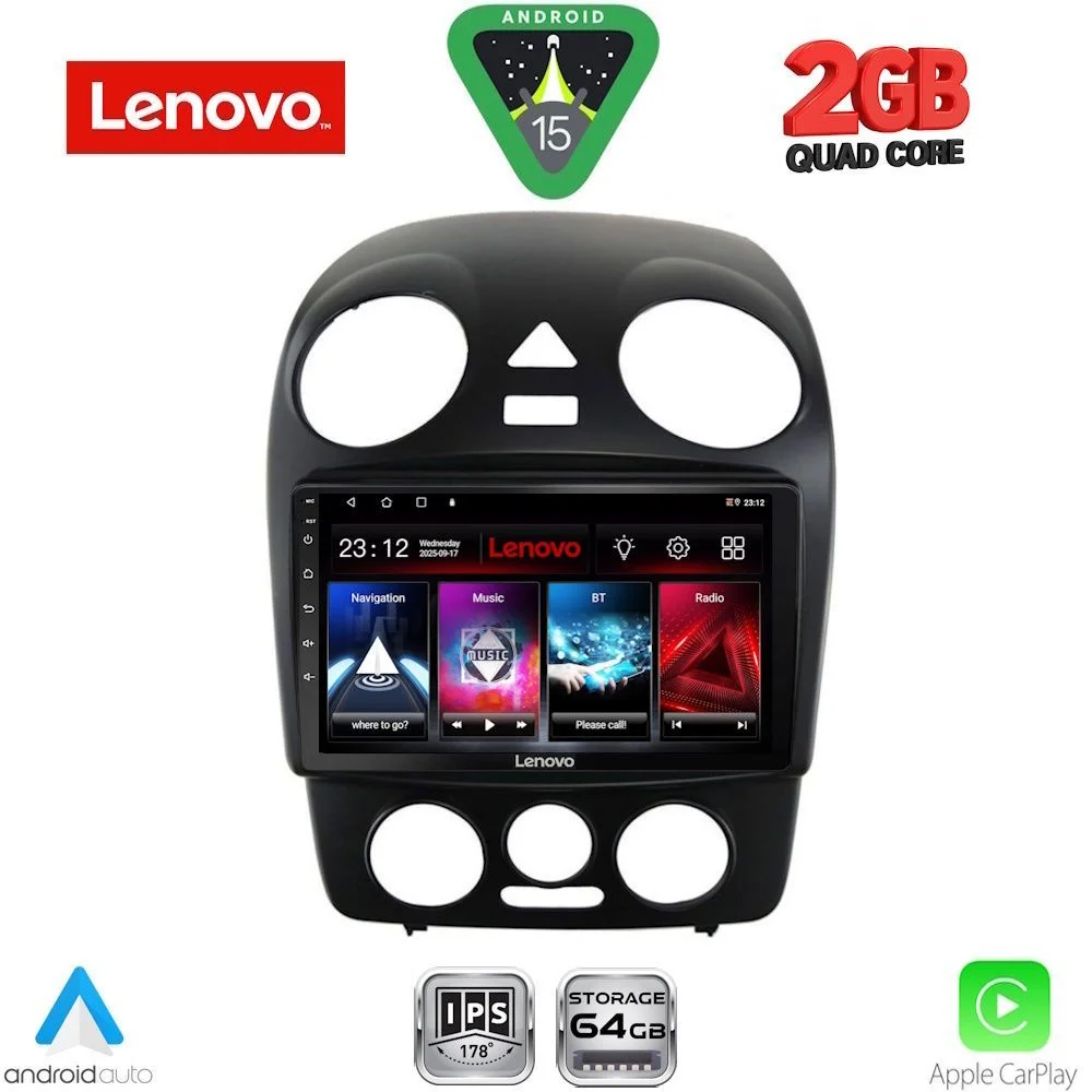 Φωτογραφία προϊόντος: LENOVO LVD 2742_CPA (9inc) MULTIMEDIA TABLET for VW BEETLE mod. 2004-2011