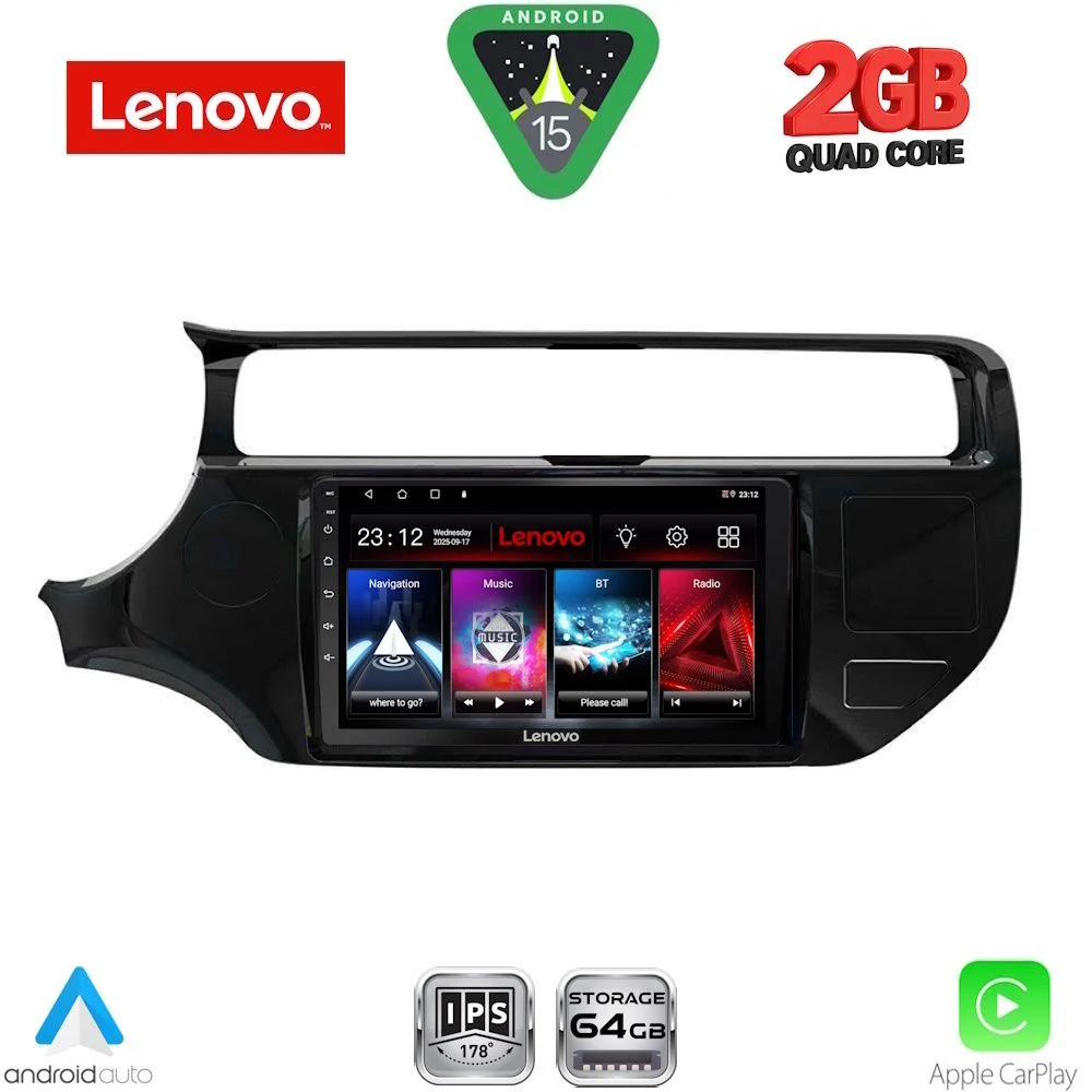 Φωτογραφία προϊόντος: LENOVO LVD 2315_CPA (9inc) MULTIMEDIA TABLET for KIA RIO mod. 2015-2018