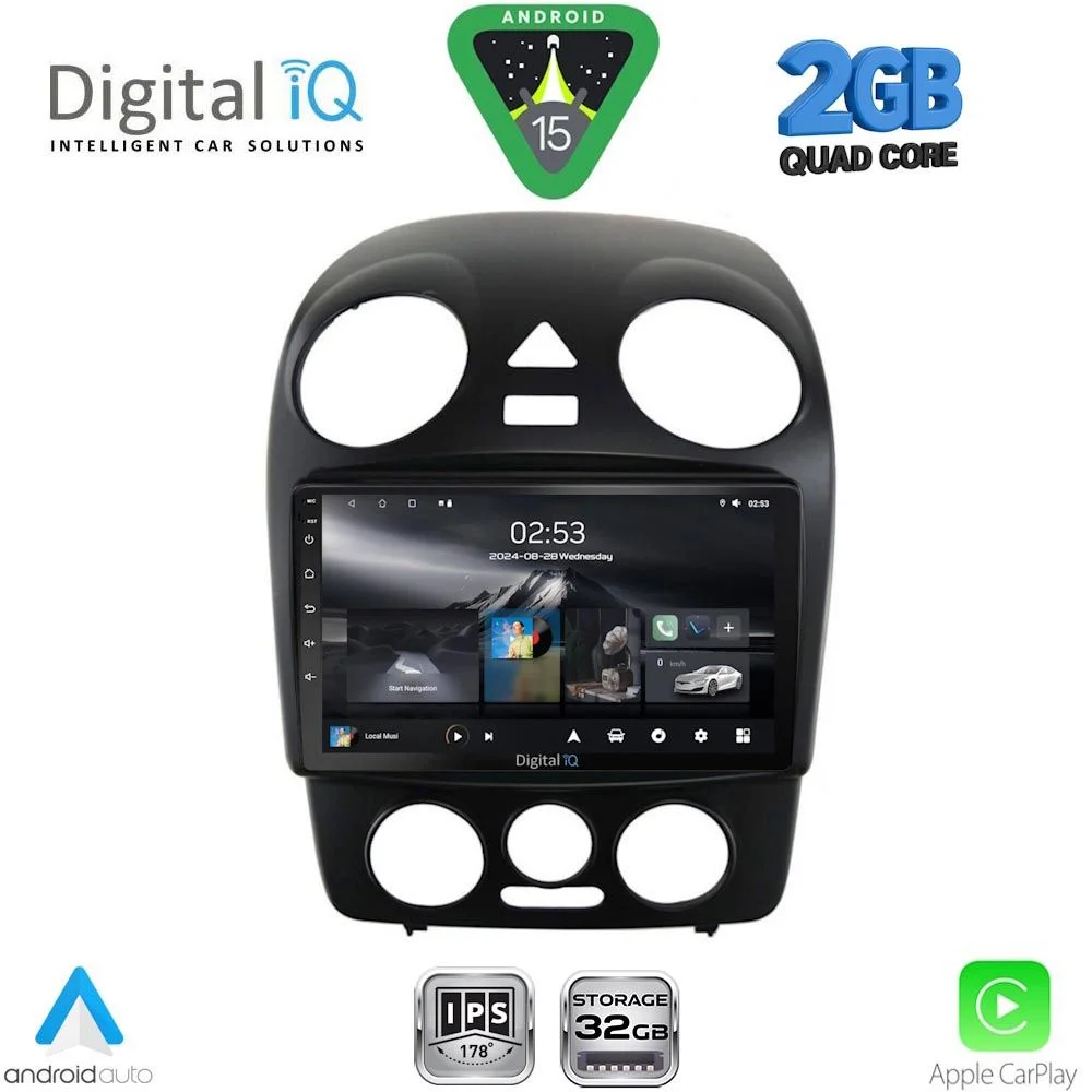 Φωτογραφία προϊόντος: DIGITAL IQ RSD 1742_CPA (9inc) MULTIMEDIA TABLET for VW BEETLE mod. 2004-2011