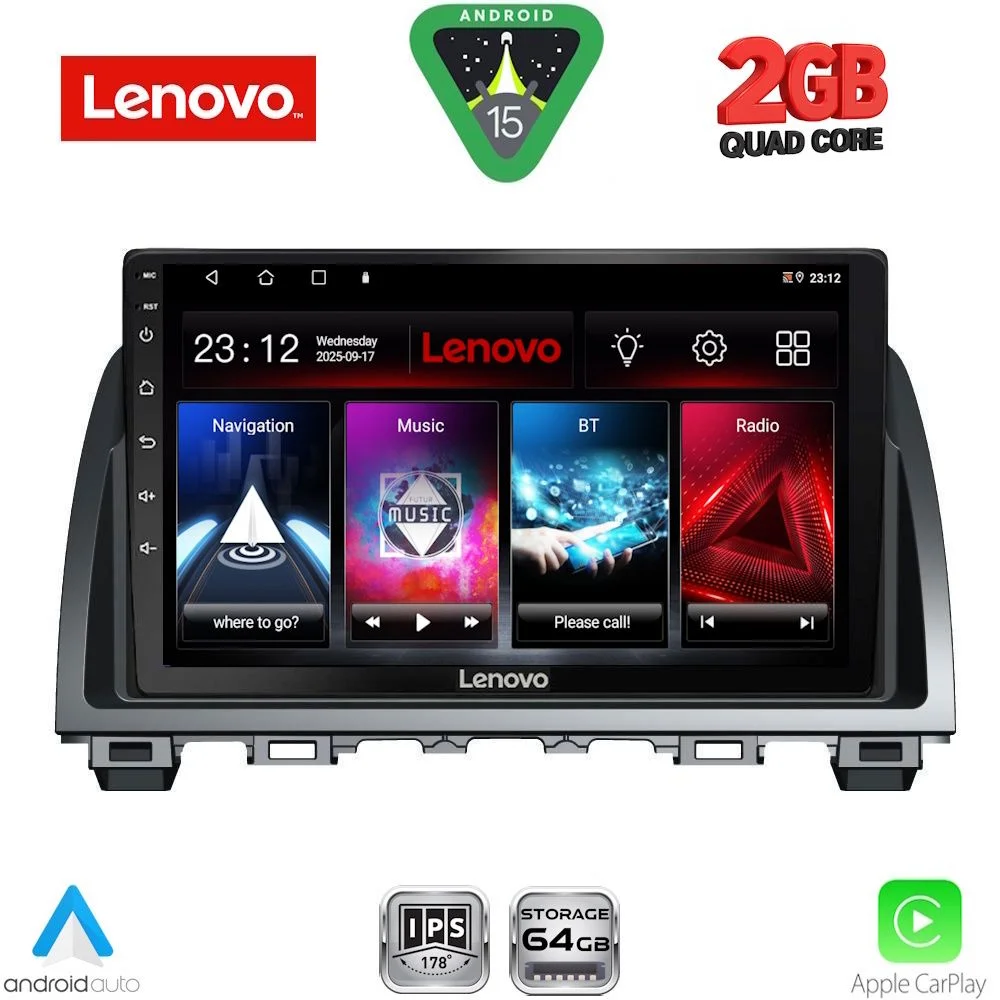 Φωτογραφία προϊόντος: LENOVO LVD 2378_CPA (9inc) MULTIMEDIA TABLET for MAZDA 6 mod. 2012-2017