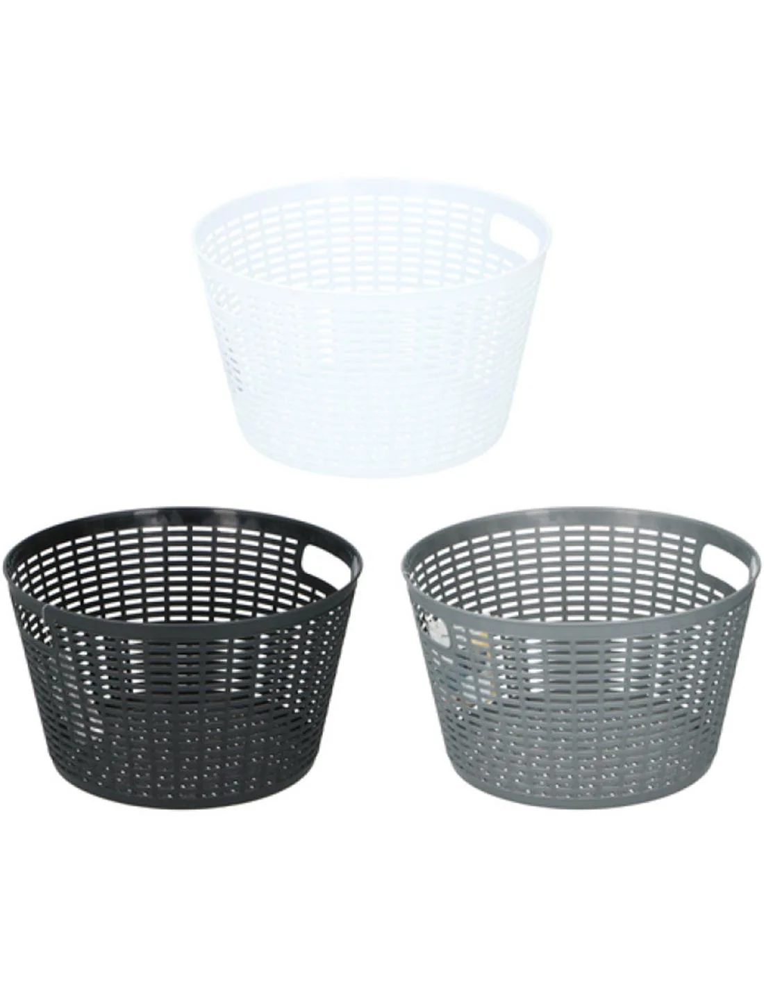 Φωτογραφία προϊόντος: Plastona Καλάθι αποθήκευσης πλαστ.3χρώμ.Φ28x16,5cm
