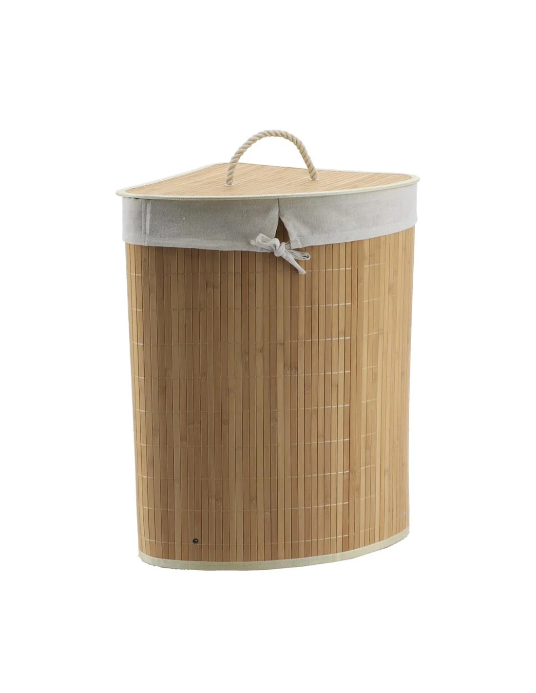 Φωτογραφία προϊόντος: Plastona Καλάθι απλύτων bamboo γωνιακό 35x35 H58 cm