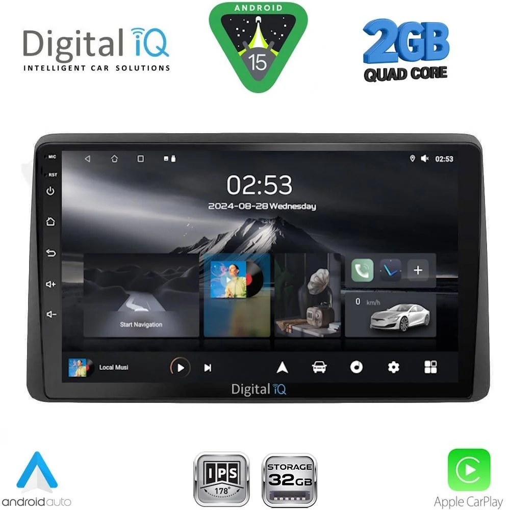 Φωτογραφία προϊόντος: DIGITAL IQ RSD 1453_CPA (10inc) MULTIMEDIA TABLET for NISSAN JUKE mod. 2021-2026