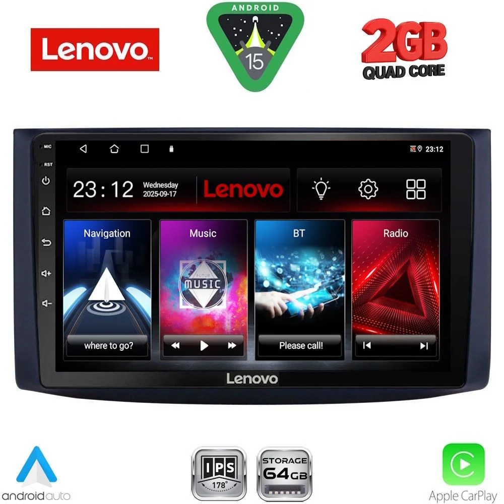 Φωτογραφία προϊόντος: LENOVO LVD 2072_CPA (9inc) MULTIMEDIA TABLET for CHEVROLET AVEO mod. 2006-2010