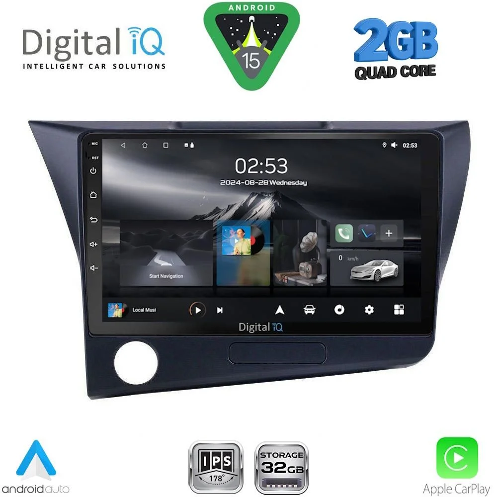 Φωτογραφία προϊόντος: DIGITAL IQ RSD 1203_CPA (9inc) MULTIMEDIA TABLET for HONDA CRZ mod. 2010-2016