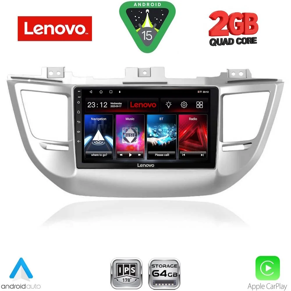 Φωτογραφία προϊόντος: LENOVO LVD 2243_CPA (9inc) MULTIMEDIA TABLET for HYUNDAI TUCSON mod. 2015-2019