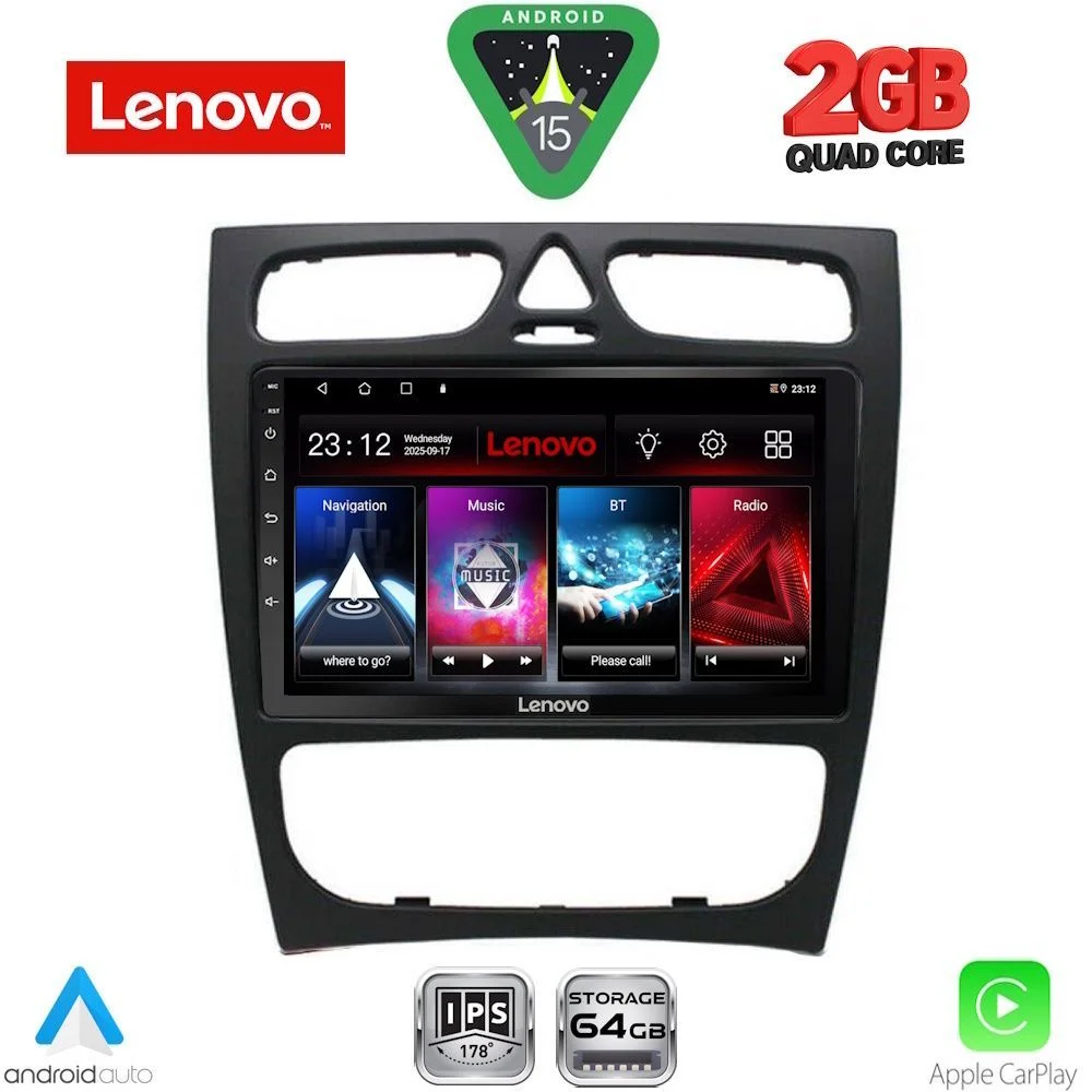 Φωτογραφία προϊόντος: LENOVO LVD 2402_CPA (9inc) MULTIMEDIA TABLET for MERCEDES C (W203) mod. 1999-2004