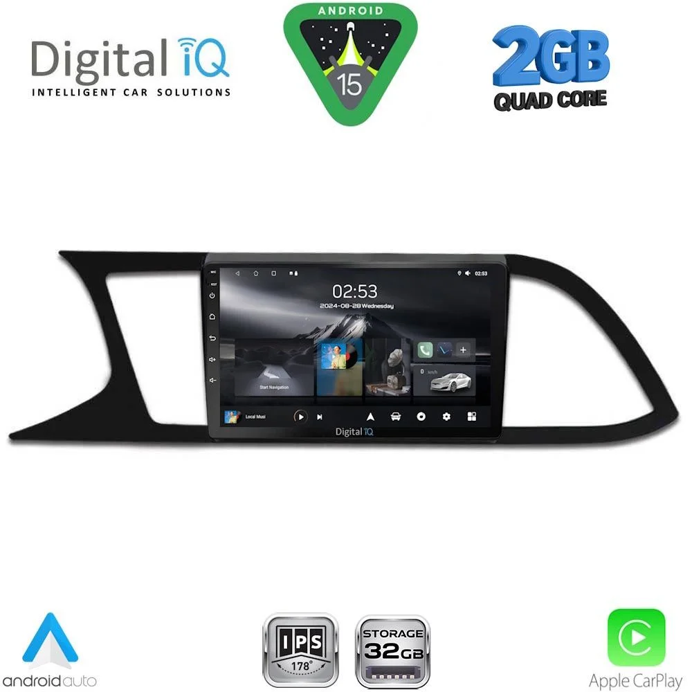 Φωτογραφία προϊόντος: DIGITAL IQ RSD 1575_CPA (9inc) MULTIMEDIA TABLET for SEAT LEON mod. 2012-2021