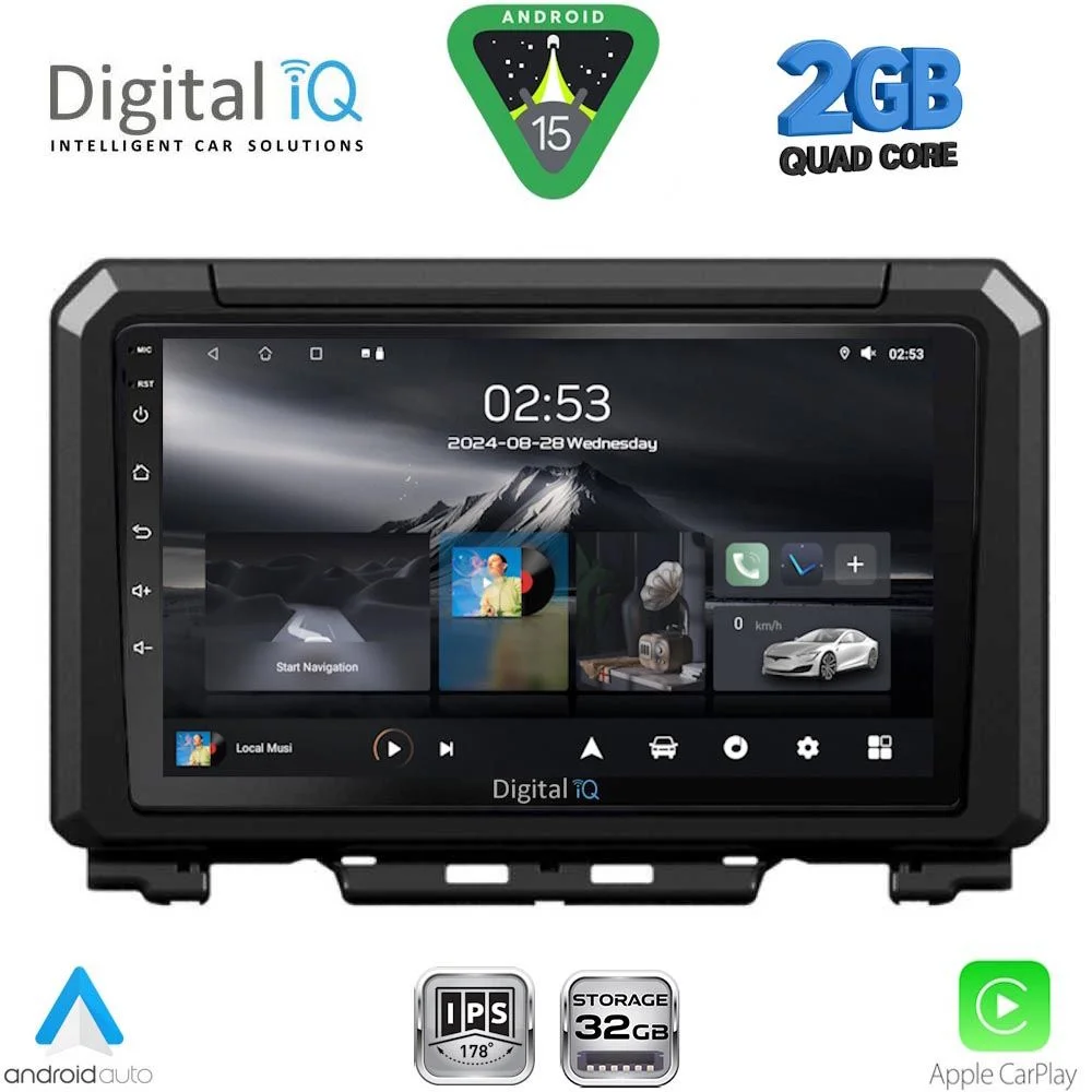 Φωτογραφία προϊόντος: DIGITAL IQ RSD 1679_CPA (9inc) MULTIMEDIA TABLET for SUZUKI JIMNY mod. 2017-2026
