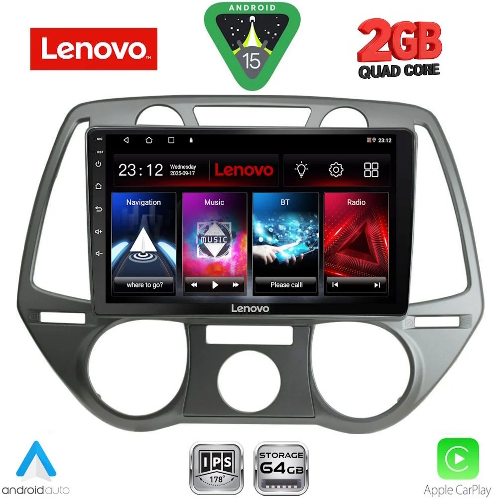 Φωτογραφία προϊόντος: LENOVO LVD 2228_CPA A/C (9inc) MULTIMEDIA TABLET for HYUNDAI i20 mod. 2008-2012
