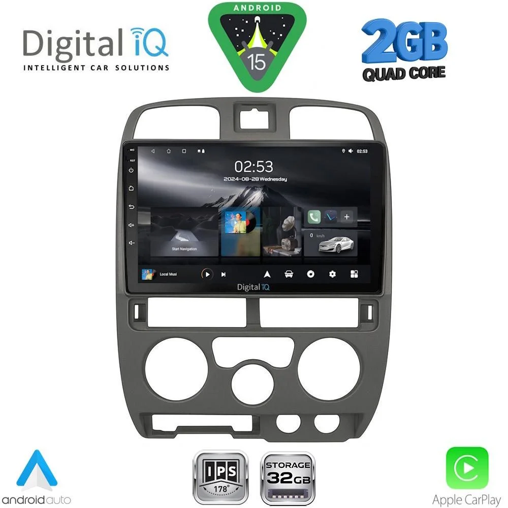 Φωτογραφία προϊόντος: DIGITAL IQ RSD 1253GR_CPA (9inc) MULTIMEDIA TABLET for ISUZU D-MAX mod. 2002-2008 (GREY)