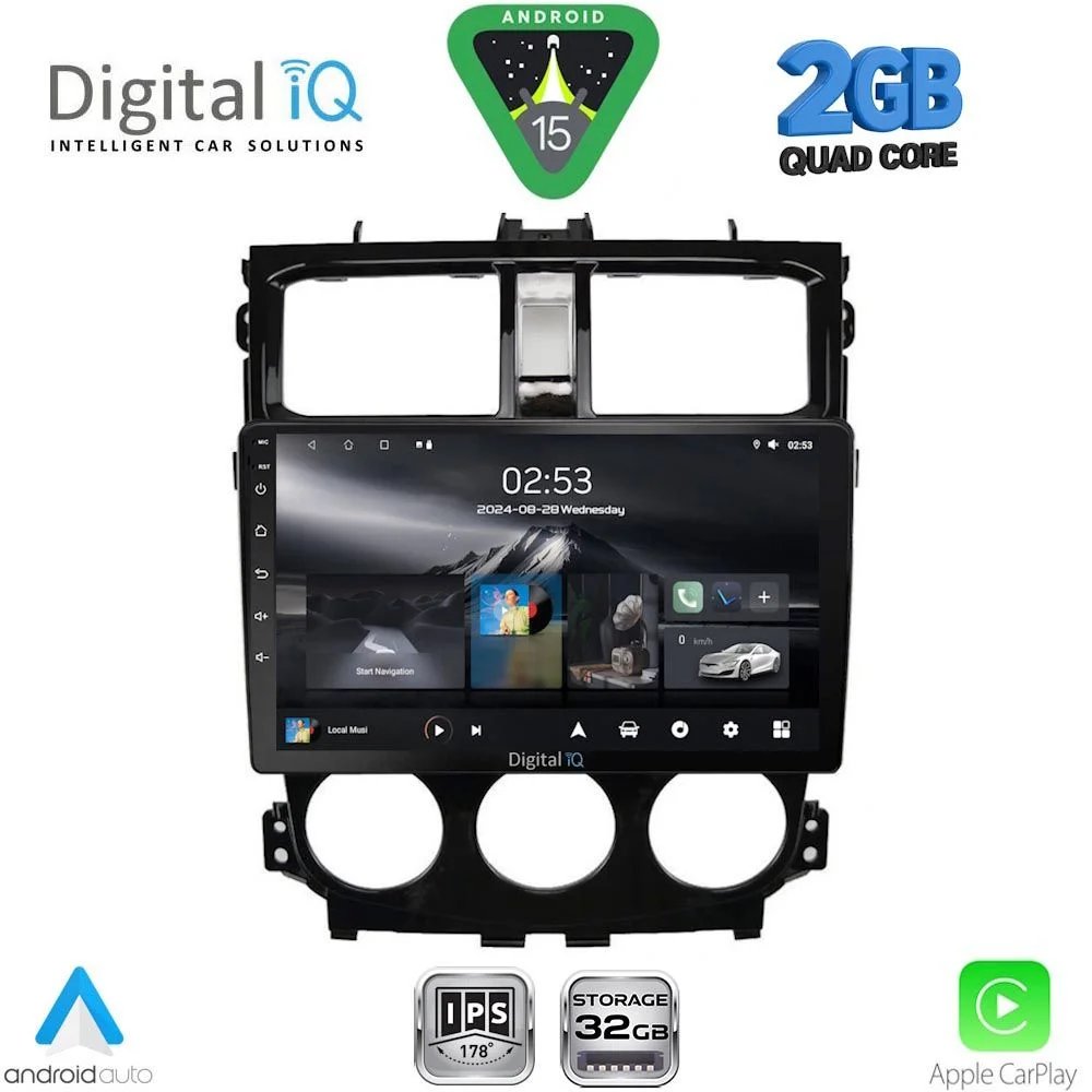 Φωτογραφία προϊόντος: DIGITAL IQ RSD 1435_CPA (9inc) MULTIMEDIA TABLET for MITSUBISHI COLT mod. 2013-2023