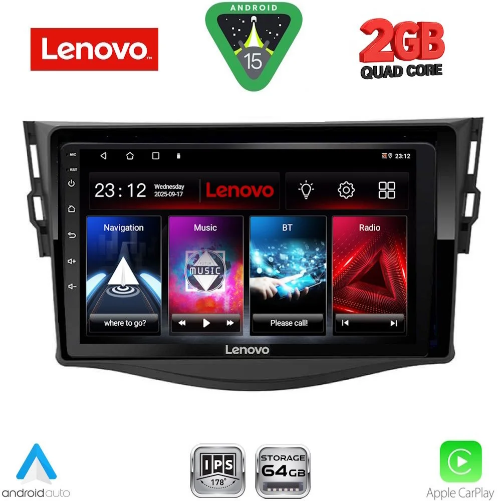 Φωτογραφία προϊόντος: LENOVO LVD 2731_CPA (9inc) MULTIMEDIA TABLET for TOYOTA RAV 4 mod. 2006-2012