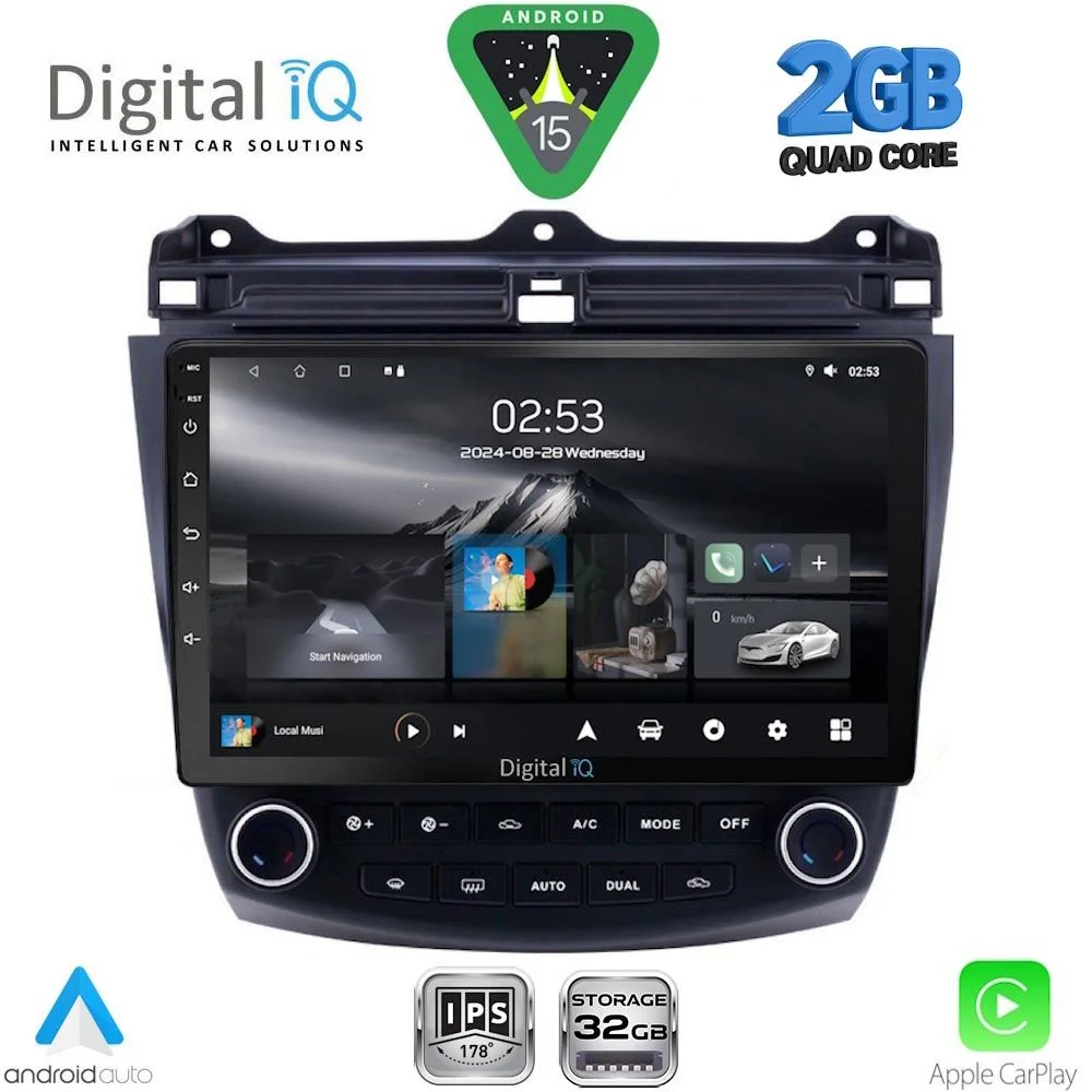 Φωτογραφία προϊόντος: DIGITAL IQ RSD 1182_CPA (10inc) MULTIMEDIA TABLET for HONDA ACCORD mod. 2003-2007