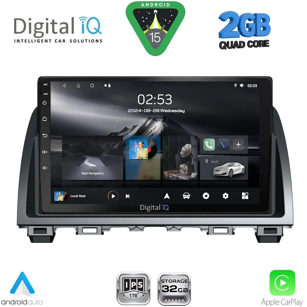 Φωτογραφία προϊόντος: DIGITAL IQ RSD 1378_CPA (9inc) MULTIMEDIA TABLET for MAZDA 6 mod. 2012-2017