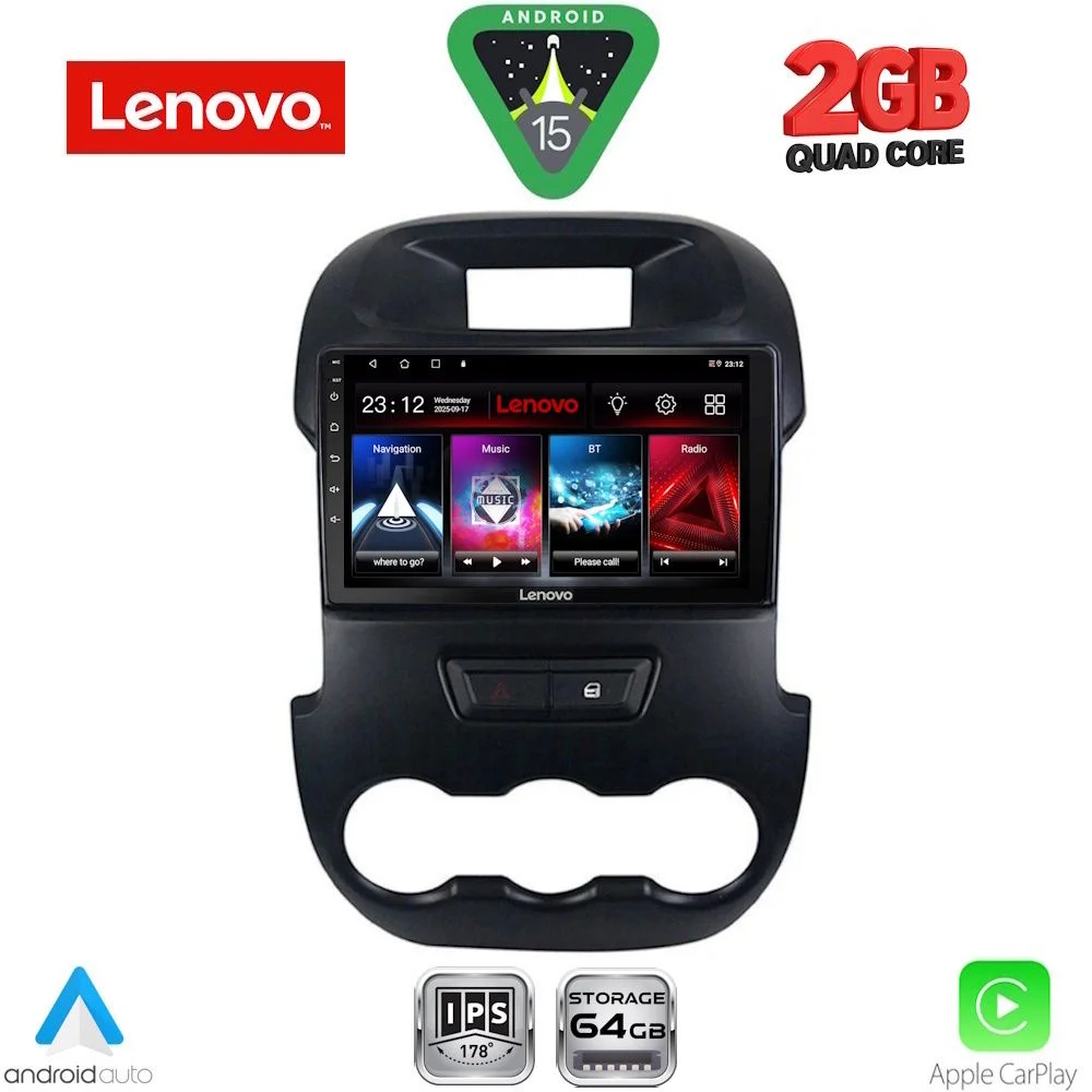 Φωτογραφία προϊόντος: LENOVO LVD 2171_CPA (9inc) MULTIMEDIA TABLET for FORD RANGER mod. 2011-2015