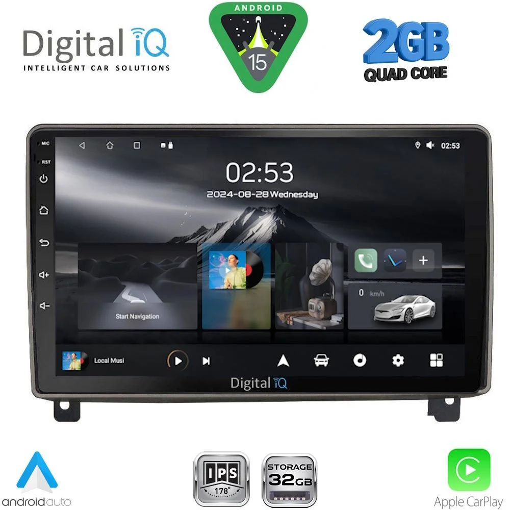 Φωτογραφία προϊόντος: DIGITAL IQ RSD 1517_CPA (9inc) MULTIMEDIA TABLET for PEUGEOT 407 mod. 2004-2011
