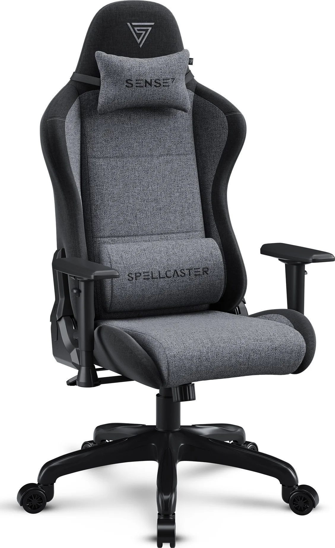 Φωτογραφία προϊόντος: Καρέκλα Gaming SENSE7 Spellcaster FUKU Υφασμάτινη Μαύρο-Γκρι